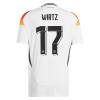 Camisola Alemanha Wirtz 17 Homen Equipamento 1ª Euro 2024